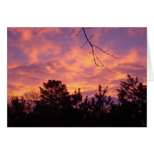 Cartão Por do sol
