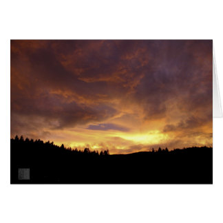 Cartão Por do sol