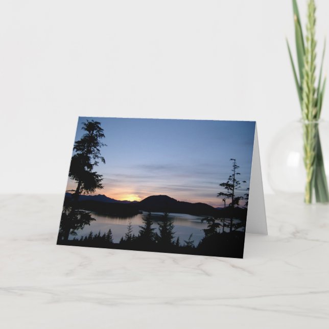 Cartão Pôr-do-sol (Frente)