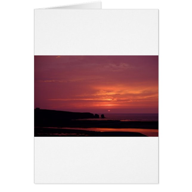 Cartão pôr do sol 3 (Frente)