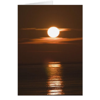Cartão Por do sol de Croatia