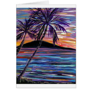 Cartão por do sol de Karen h