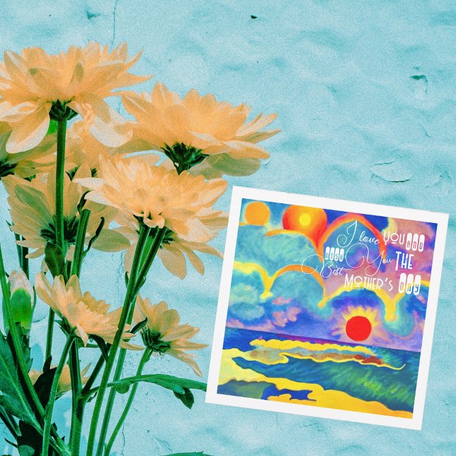 Cartão Pôr do sol do Dia das Mães (Criador carregado)