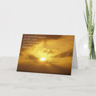 Cartão Por do sol glorioso