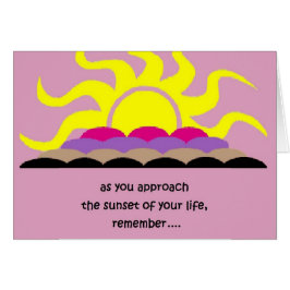 Cartão por do sol… pelo peacewillow