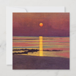 Cartão Pôr do sol (por Félix Vallotton)