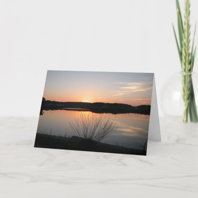 Cartão Por do sol - simpatia (Frente)