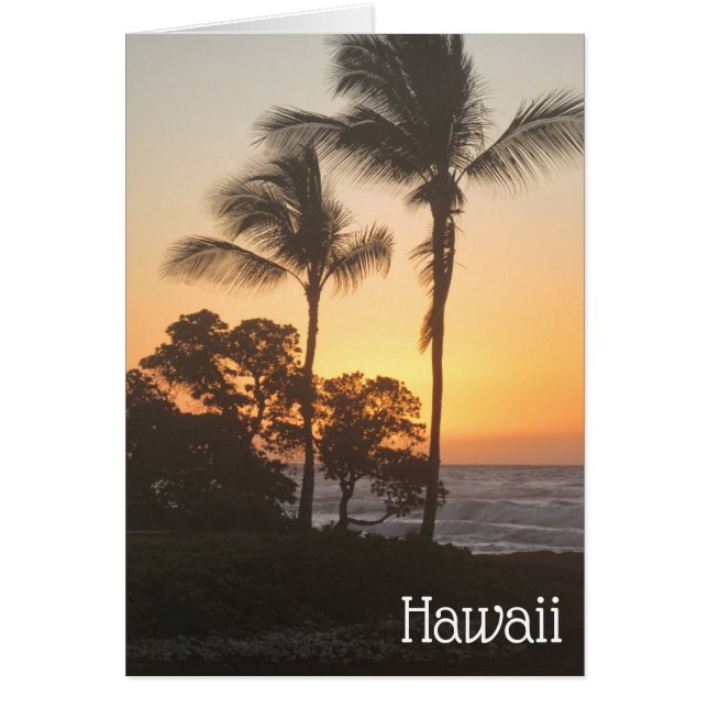 Cartão Por do sol sonhador (Frente)