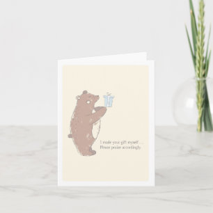 Cartão Por favor, elogie em conformidade. Engraçado pelo 