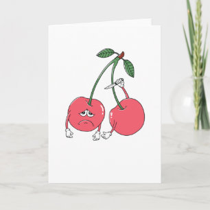 Cartão Por favor, fique