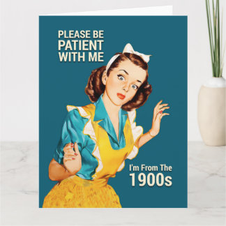 Cartão Por Favor Seja Paciente