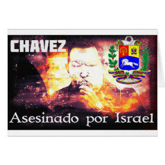 Cartão Por Israel de Chavez Asesinado