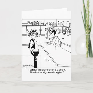 Cartão Por que Assinatura Legível do doutor?