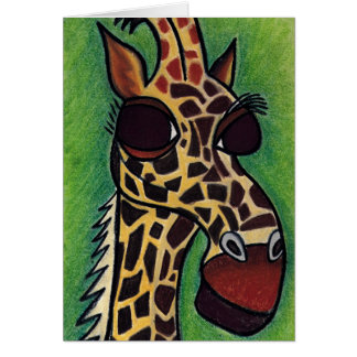 Cartão Por que o pescoço longo?  por Robyn Feeley
