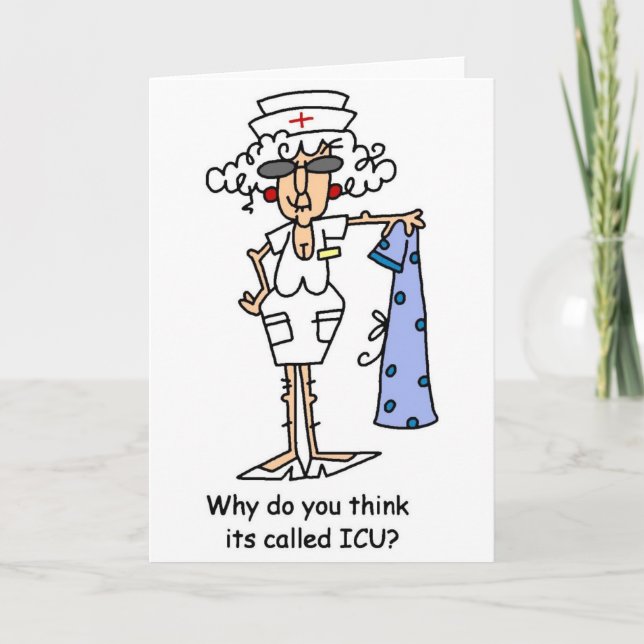 Cartão Por que você o pensa chamou ICU? (Frente)