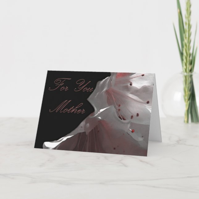 Cartão Por Sua Mãe (Frente)