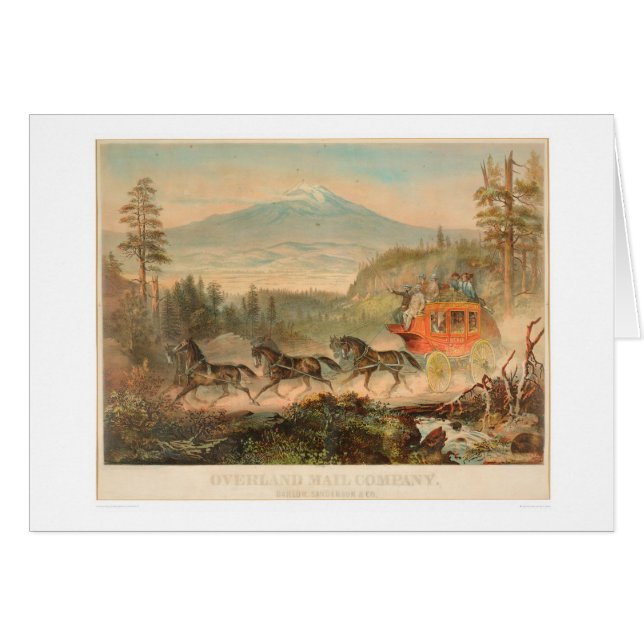 Cartão Por terra Correio Empresa (1268A) (Frente Horizontal)