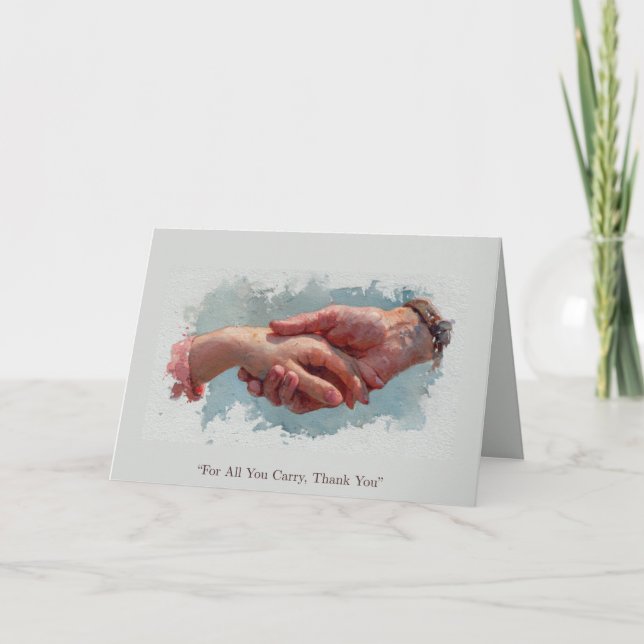 Cartão Por Todos Os Seus Carregares, Obrigado - Suporte D (Frente)
