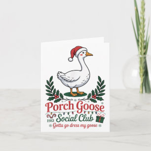 Cartão Porch Goose Social Club Tem Que Ir Vestir Meu Gato