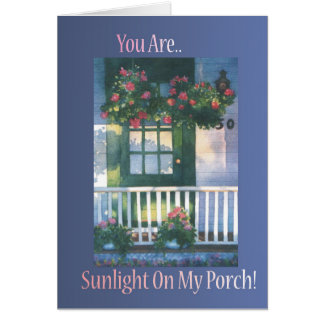 Cartão Porch Sunlit