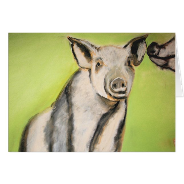 Cartão Porcos (Frente horizontal)