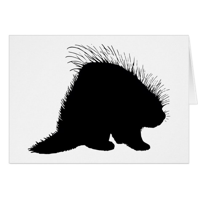Cartão Porcupine (Frente Horizontal)