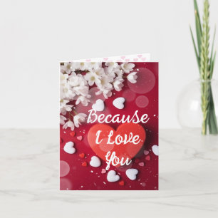 Cartão Porque eu amo você