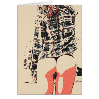 Cartão Porque nós amamos diferenças da coxa, vista