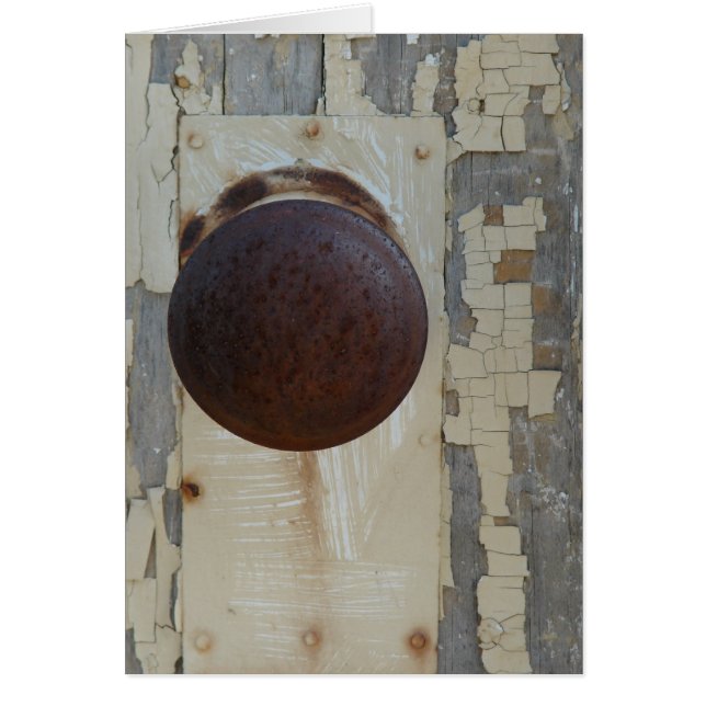 Cartão Porta abandonada (Frente)