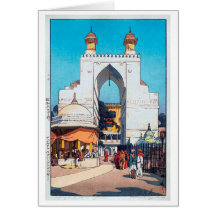 Porta Alta em Ajmer Sharif Dargah, Hiroshi Yoshida