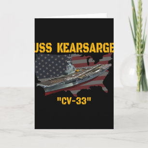 Cartão Porta-Aviões USS Kearsarge Cv-33 Dia do Veterano F