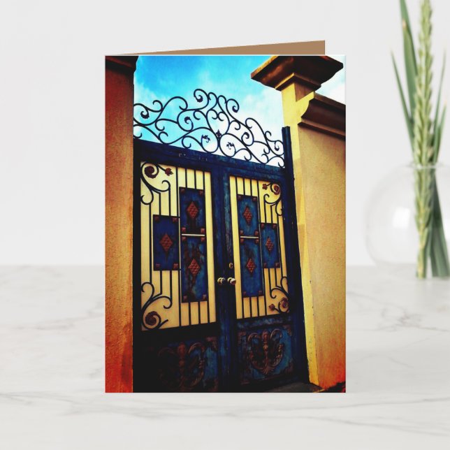 Cartão Porta Azul (Frente)