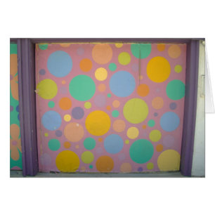 Cartão Porta de Garagem de Ponto pop