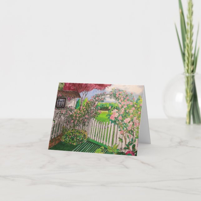 Cartão Porta de jardim (Frente)