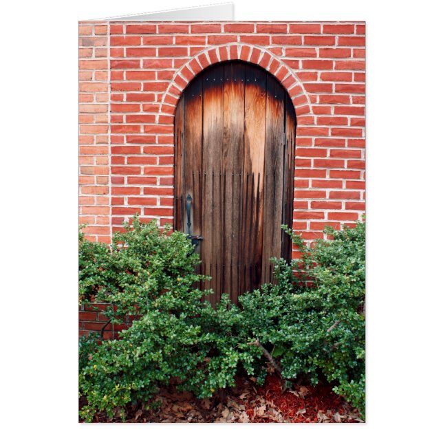 Cartão Porta do jardim (Frente)