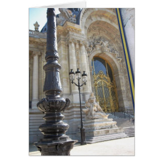 Cartão Porta dourada