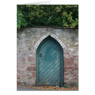 Cartão Porta em Bishops Lydeard, Somerset, Reino Unido