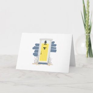 Cartão Porta frontal da Casa de Praia