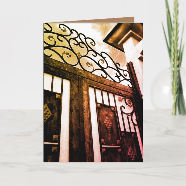 Cartão Porta Nublada (Frente)