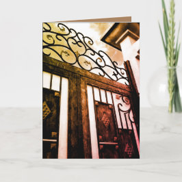 Cartão Porta Nublada