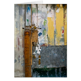 Cartão Porta portuguesa - uma lavagem das cores