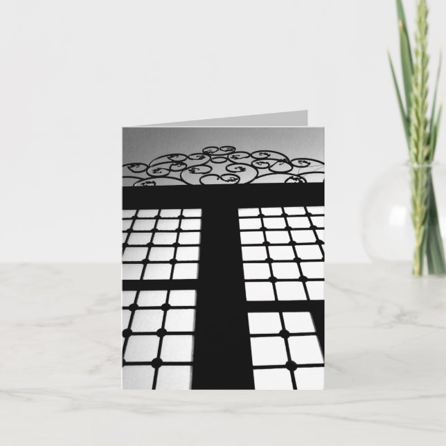 Cartão Porta Preta (Frente)