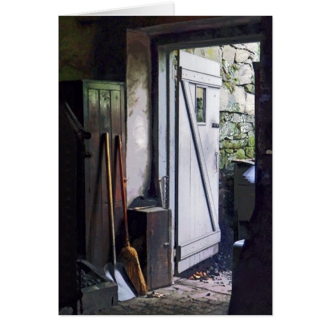 Cartão Porta traseira da loja (Frente)