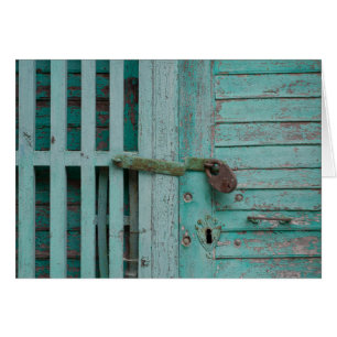 Cartão Porta Turqouise Meteorada
