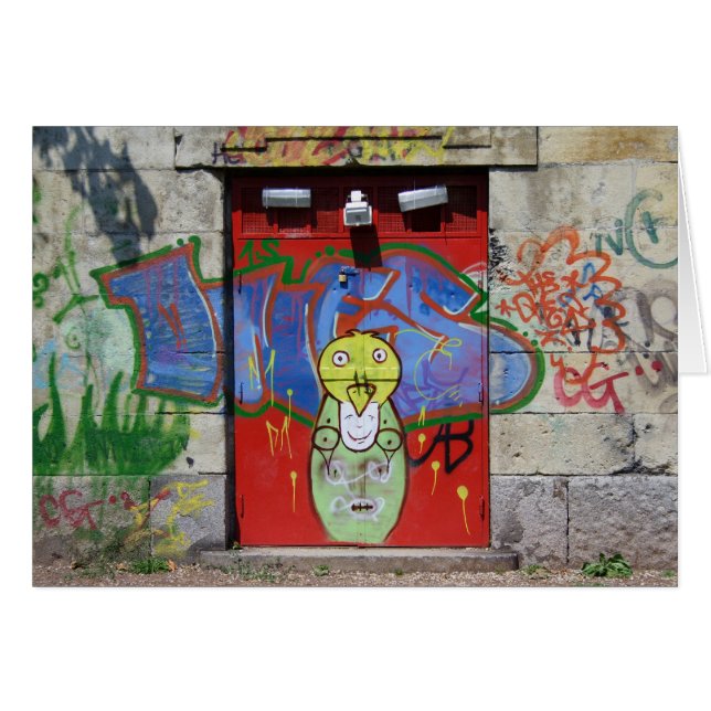 Cartão Porta Vermelha (Frente Horizontal)