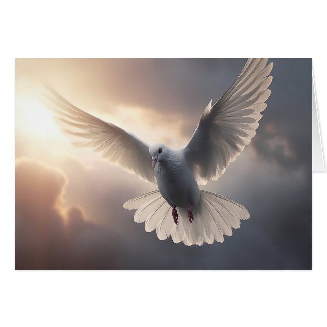 Cartão Porta voadora e céu ensolarado turvo (Frente Horizontal)