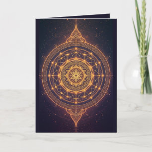 Cartão Portal da Luz Infinita – Uma Mandala Sagrada