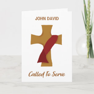 Cartão Portaria transitória do Deacon - Furo Vermelho na 