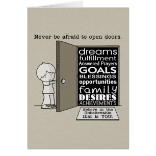 Cartão Portas abertas