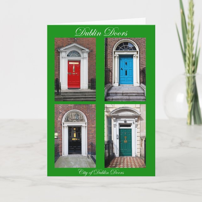 Cartão Portas de Dublin (Frente)